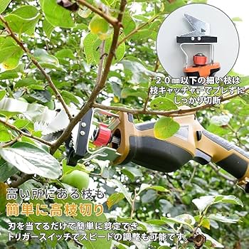 Amazon | 10.8V 充電式 高枝ガーデントリマー&ガーデンソー